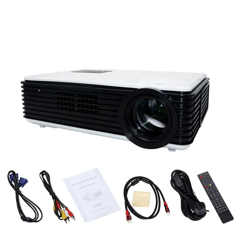 Ultra Short Throw 1080P 720P Native 6000 Lumens Led Projector For Office Home School