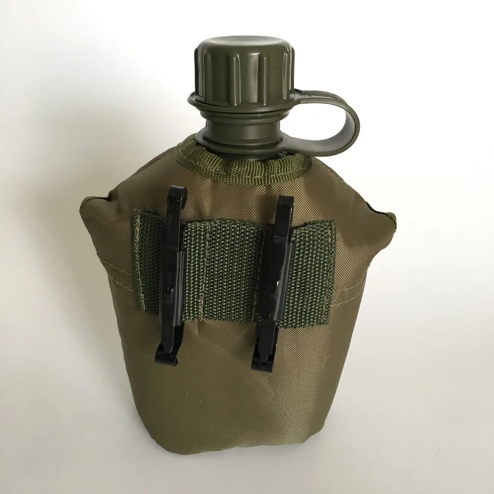 Drinking Water Canteen With Small Pocket For Field Survival Personal ...