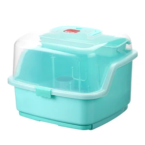 Image of Portable baby bottle drying rack for kids baby bottle storage box,kids storage box