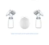 Newest Manual Breast Pump with Non-spill Milk Bottle Set Soft Silicone PP Women Feeding Breast Pump Bottle Sucking