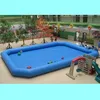 High quality PVC Outside Blue Rectangular large inflatable pool Inflatable Swimming Pool For Adults