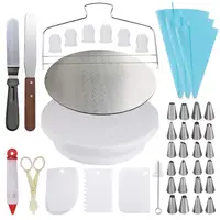 

2019 hot cake decorating supplies cake turntable kit decorating tools cake turntable set