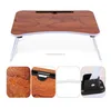 Lap Desk Tray Table Foldable Notebook Stand Portable Bed Desk Breakfast Tray Mini Lap Table for Bed Couch and Sofa