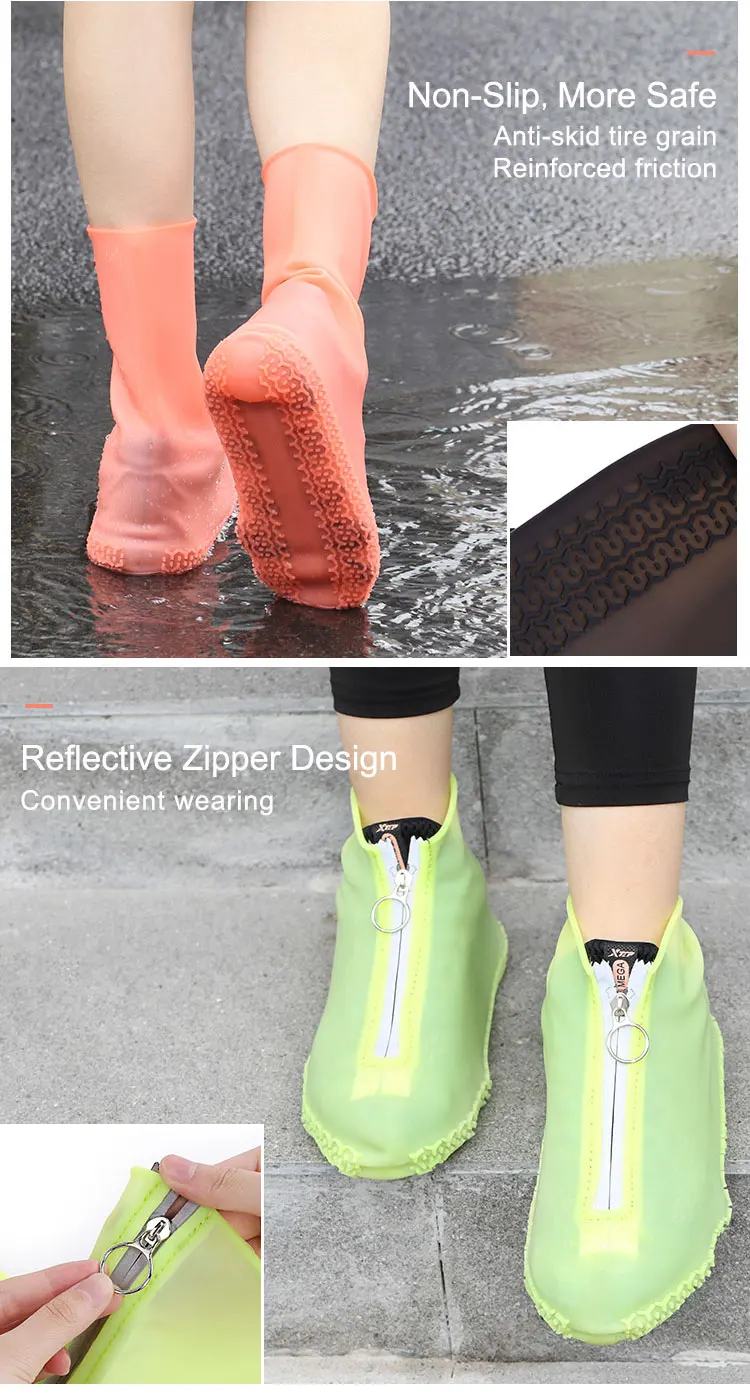 Details about   SHOE COVER WATERPROOF Silicone Non Slip Rain Water RUBBER Foot Boot Overshoe 