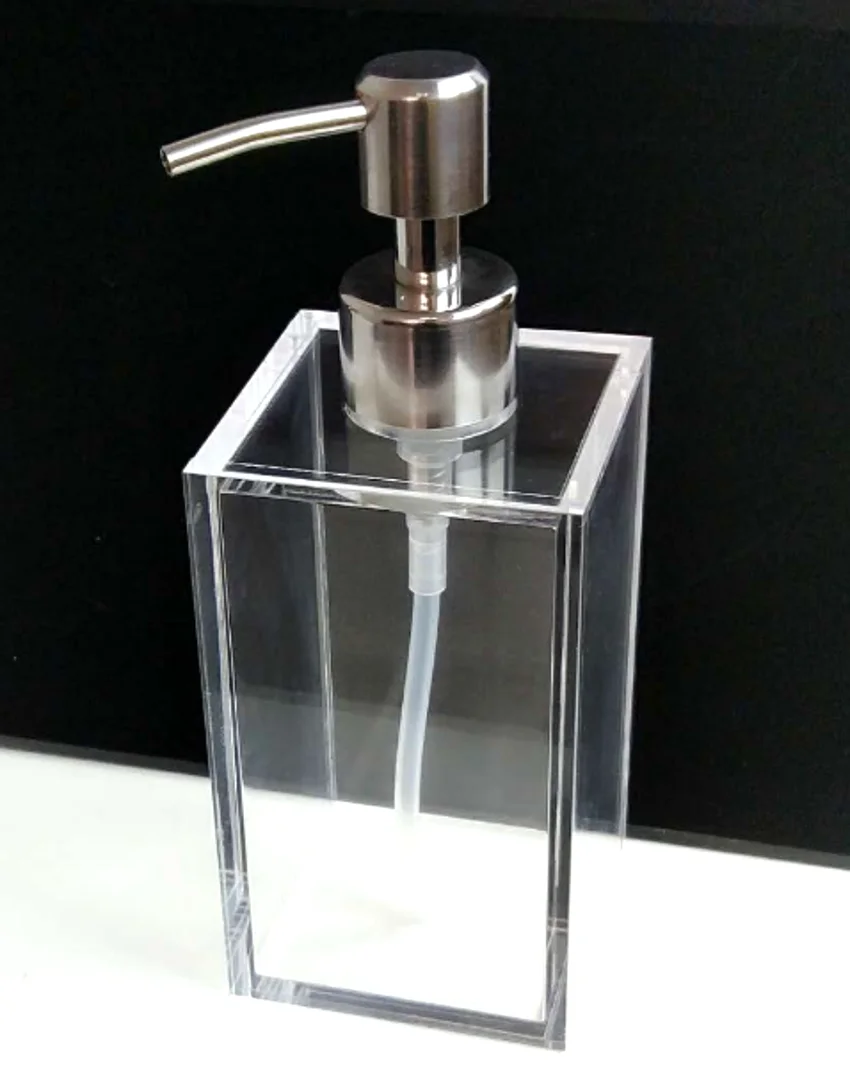 Square Clear Acrylic Lotion Liquid Holder Shampoo Dispenser Hotel Buy