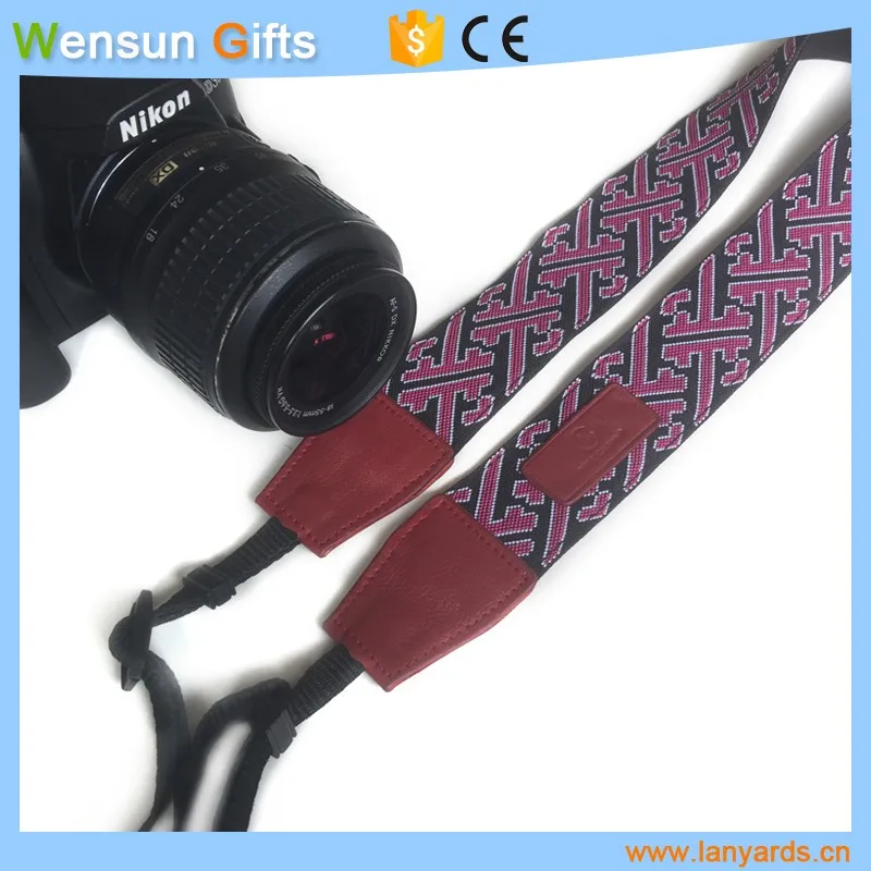 Strong camera strap with leather custom OEM Shenzhen factory