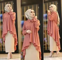 

OEM Muslim casual Blouse Islamic Clothing blouse for muslim women