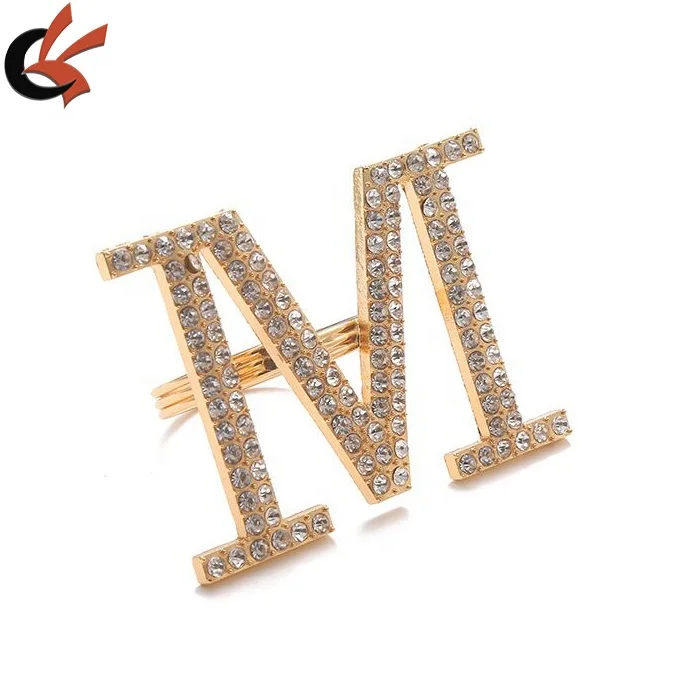 letter M napkin ring gold.jpg