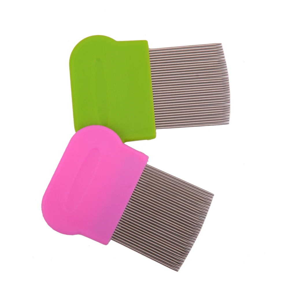 Hair Lice Comb Brushes Nit Free Fine Egg Dust Removal Stainless Steel