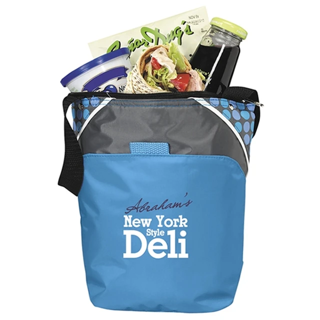 420D Polyester Portable Shipping Lunch Cooler Tote Bag for Adults
