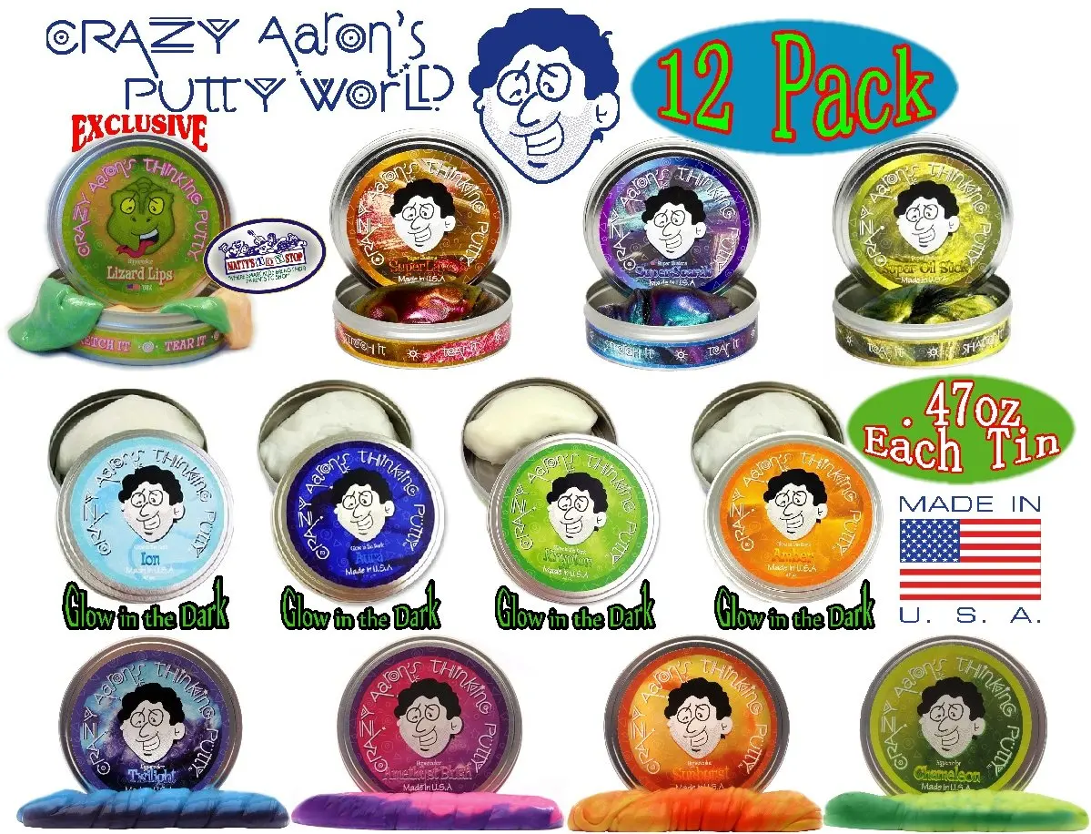 crazy aaron's thinking putty mini tins