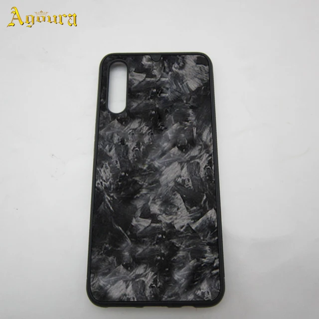 Customized TPU+PC Forged Carbon fiber phone case for Samsung A50