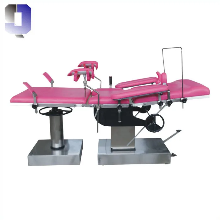 JQ-2002 Stainless Steel Delivery Table Hydraulic Maternity Medical Bed ...