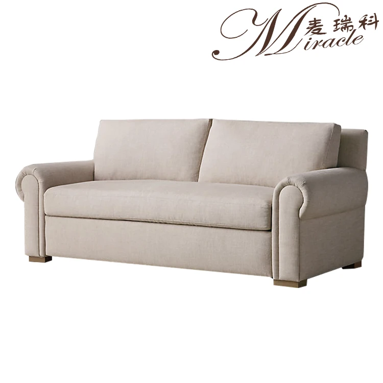 Rh Classic Upholstered Sleeper Sofa 2/3 Seat Long Couch