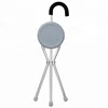 JL911 made in china elderly folding walking tripod cane with seat