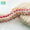 A5000#-3 AB Color 32 Faceted Round Football Cheap Glass Crystal jewelry supplies Beads