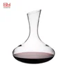 Handmade Clear 100% lead free slant safe mouth part crystal 1800ML wine decanter / carafe for unique gift