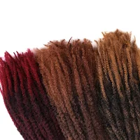

20 inch Afro Twist Kinky Marley Box Braiding Crochet Hair Bulk Synthetic Hair Marley Box Braids