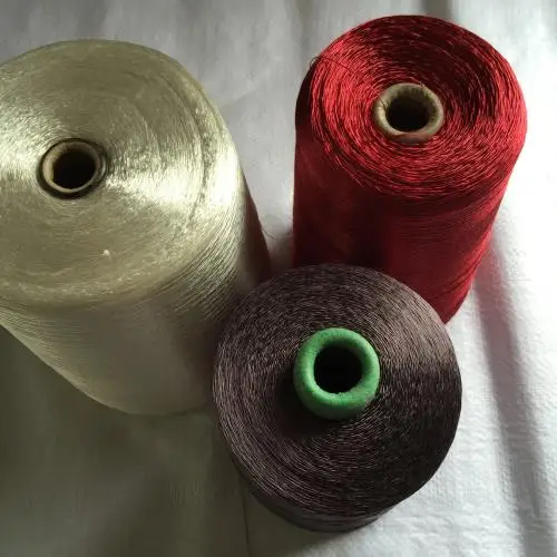 
100% Mulberry Spun Silk Yarn 210Nm/2 Super Grade Quality Bleached or Dyed 