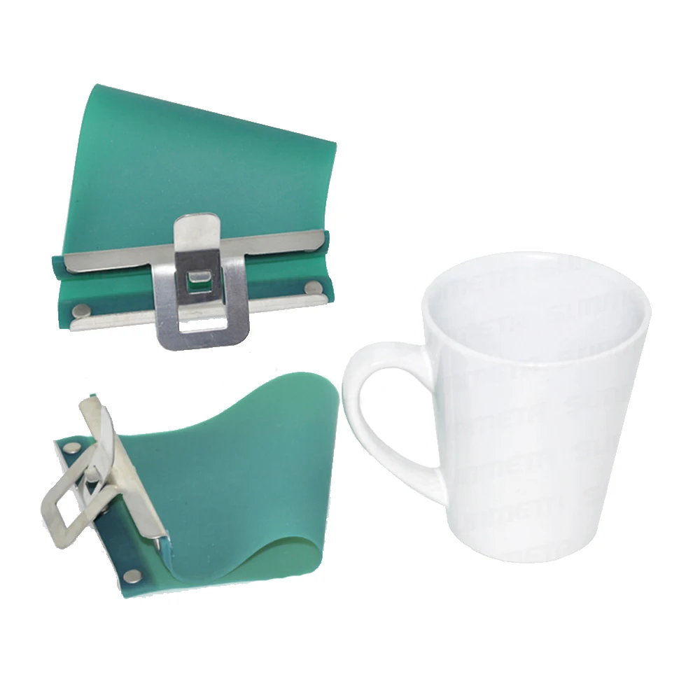 

12oz Sublimation Silicon Mug Wrap Sublimation Silicon Mug Cup Clamp Fixture for 3D Sublimation Machine