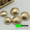 HYD Metal Button Popular Upscale Button Monopoly Altman Sand Gold Color British Crown Suit Jacket Buckle Button 15-23mm