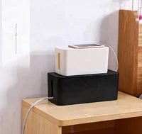 

Cable Management Box Cord Organizer, Large Storage Holder for Desk, TV, Computer, USB Hub, System to Cover and Hide