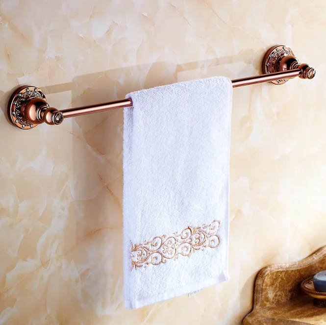 Rose Gold Hotel Bathroom Accessory Set Toilet Hardware Combo Set - Buy ...