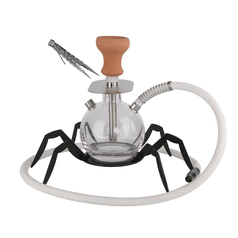 

DIY Wholesale  spider shisha Stainless steel hookah, Original stainless steel color