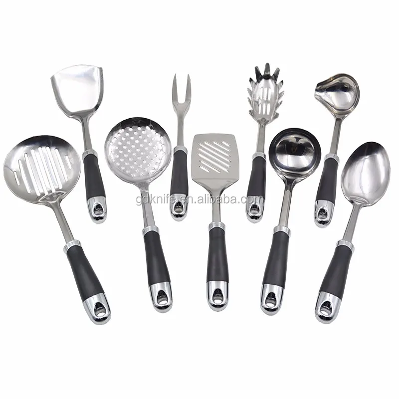 stainless steel kitchen tool set