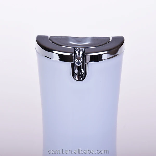 white cosmetic bottles