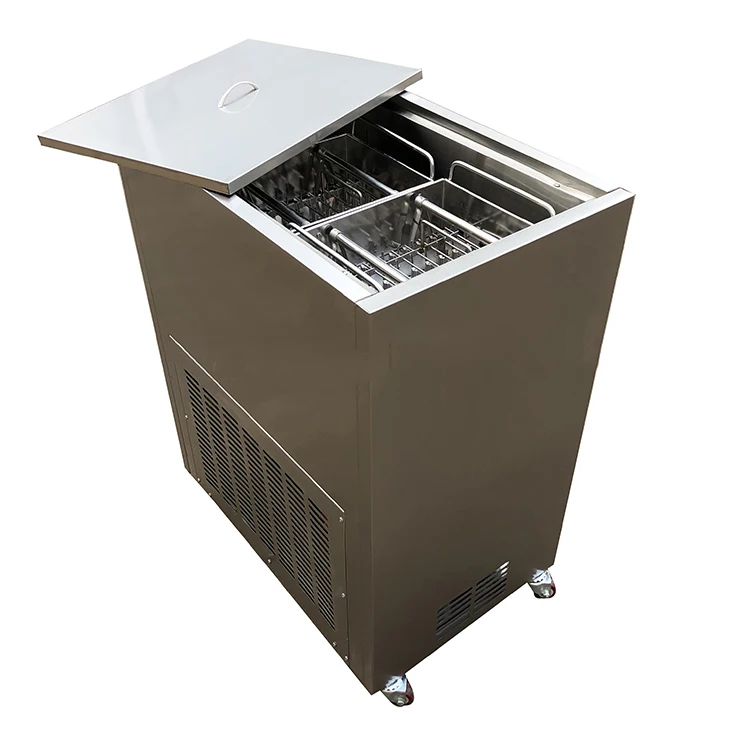 2 molds ice lolly popsicle making machine stainless steel gelato ice cream popsicle machine