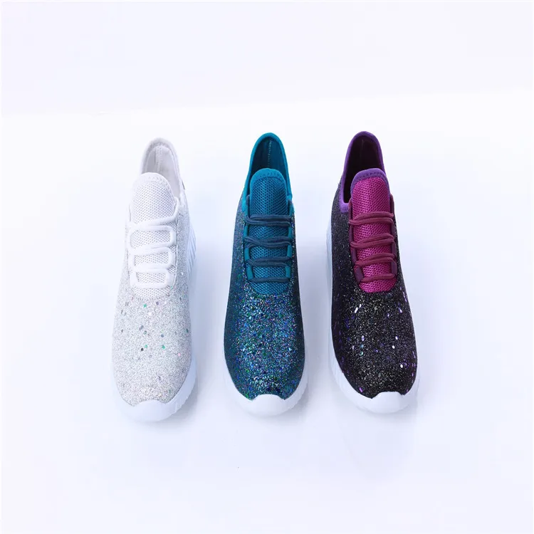 

In Stock Personalized Fashionable Sequined Shoes, Picture