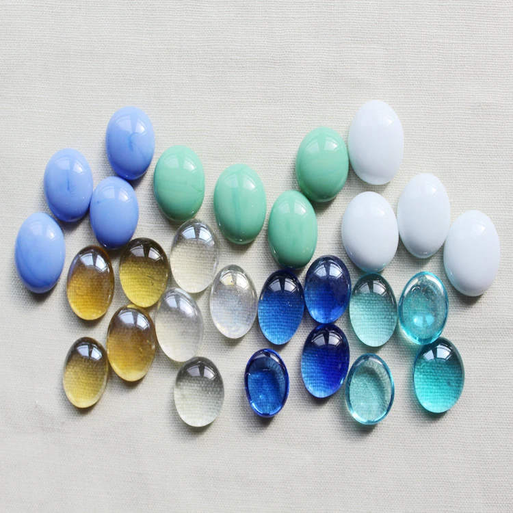 Wholesale 1719mm Colored Glass Flat Marbles For Decoration Buy Flat