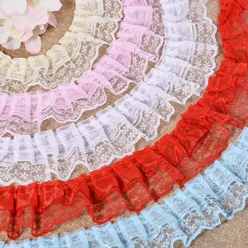 gathered lace trim