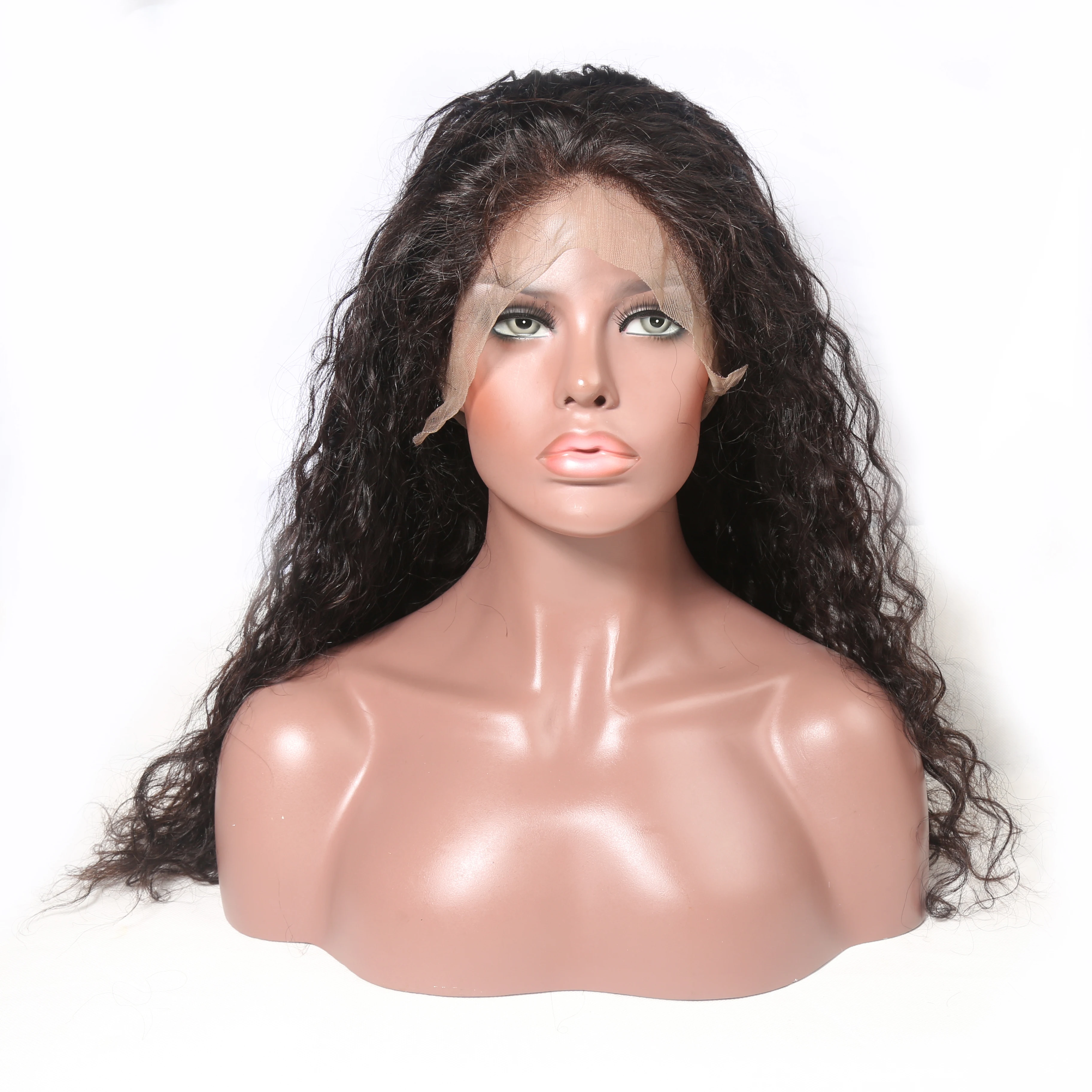 

JP Ocean Wave Full Lace Human Hair Wigs For Black Women Brazilian Curly Full Lace Wigs 100 Human Hair, Natural color