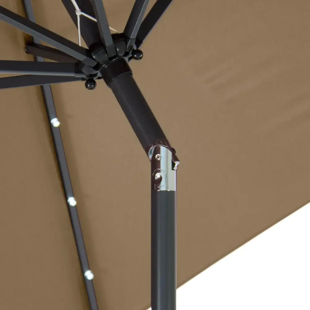Solar Powered Patio & Beach Umbrella With Usb Ports Buy Usb Umbrella,Solar Patio Product on