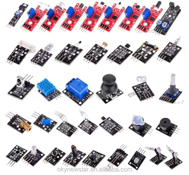 

Okystar OEM/ODM Learning Starter Kit 37 In 1 Sensor Module Kit