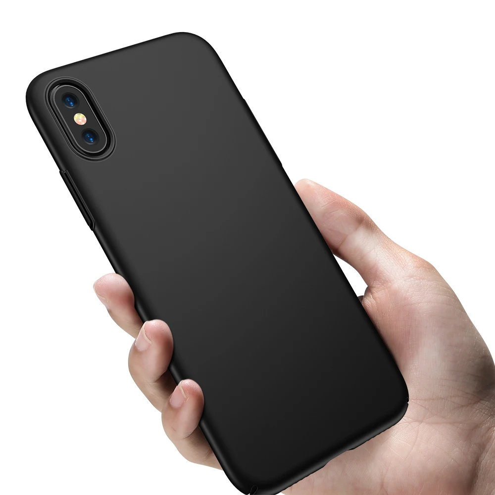 High Quality Hard Plastic Ultra Slim RAXFLY Shockproof Full Protector Anti-Knock for iPhone X PC Phone Case
