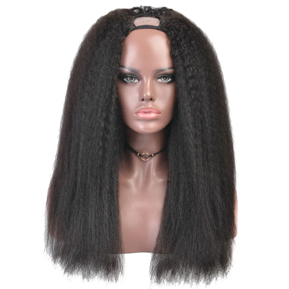 Yvonne Peluca De Pelo Humano Liso Pieza En U Buy Rizado Rizado U Parte Peluca Rizado Cabello Humano U Parte Peluca Cabello Humano Product On Alibaba Com