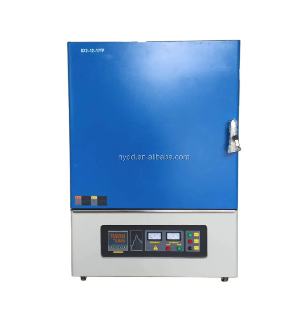 1400 degree box type muffle kiln, sintering ceramic kiln, heat treatment sintering pottery kiln