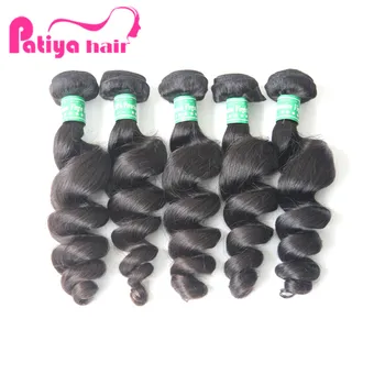 Peruvian New Wavy Human Hair Weave Bundles Cut From Young Girl