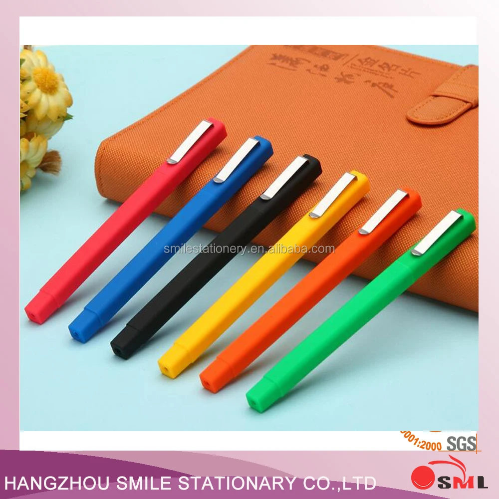 Rubberized Square Pen  EverythingBranded USA