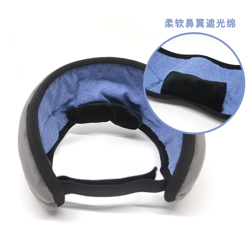 
2020 New Arrivals Amazon Wireless Smart Music Eye Blinder Breathable Custom Bluetooth Cotton 3D Sleeping Eye Mask With Headphone 