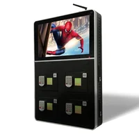 

advertising screen video player phone and tablet multiple charging station