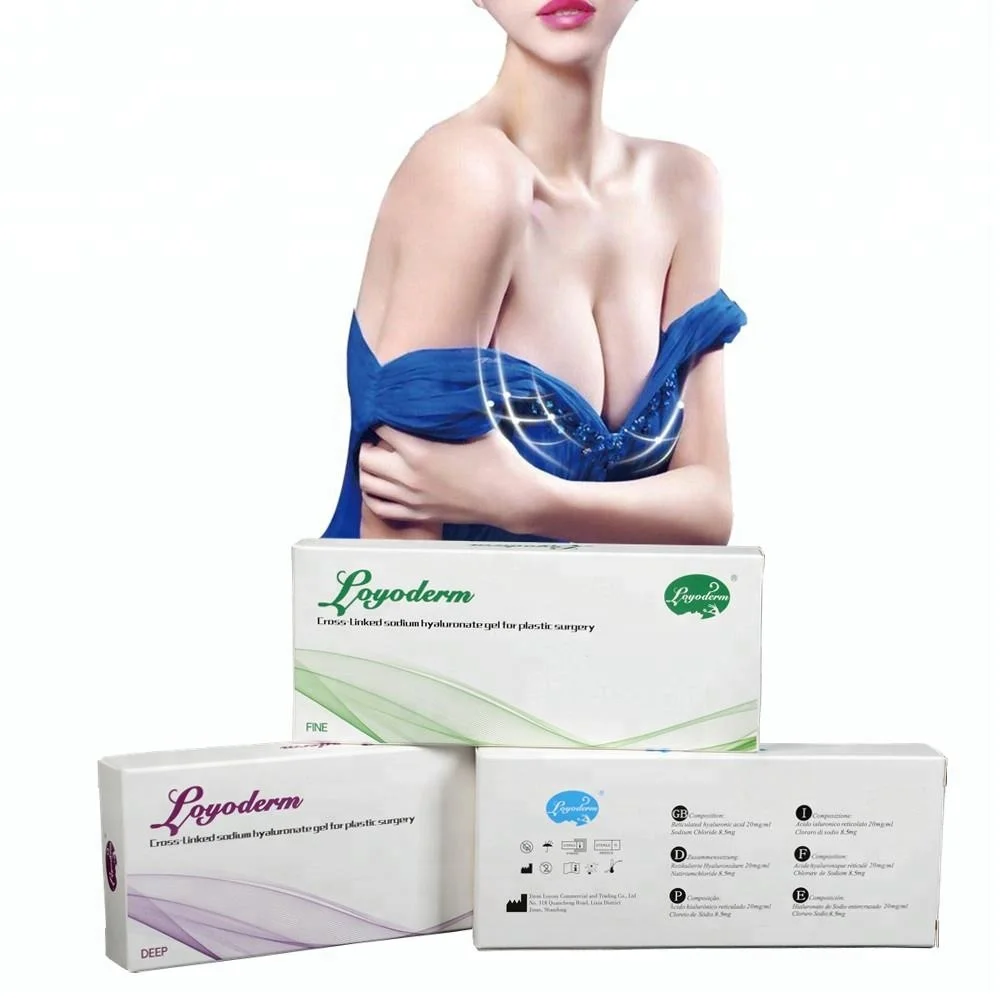 

Loyoderm dermal filler 20ml syringe breast enlargement breast injection