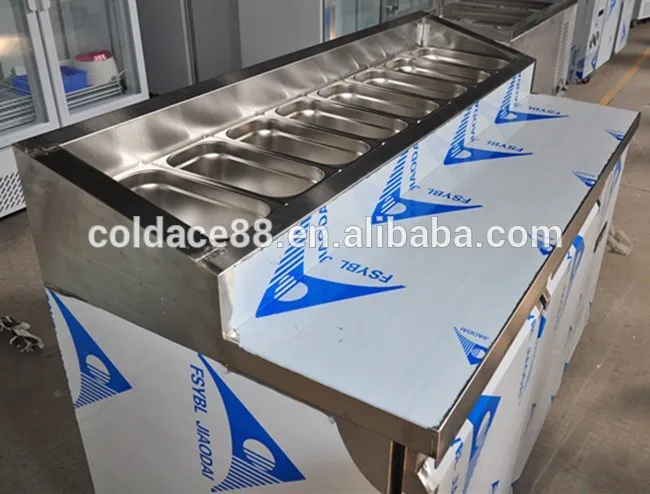 New promotion commercial pizza display case with Quality Assurance