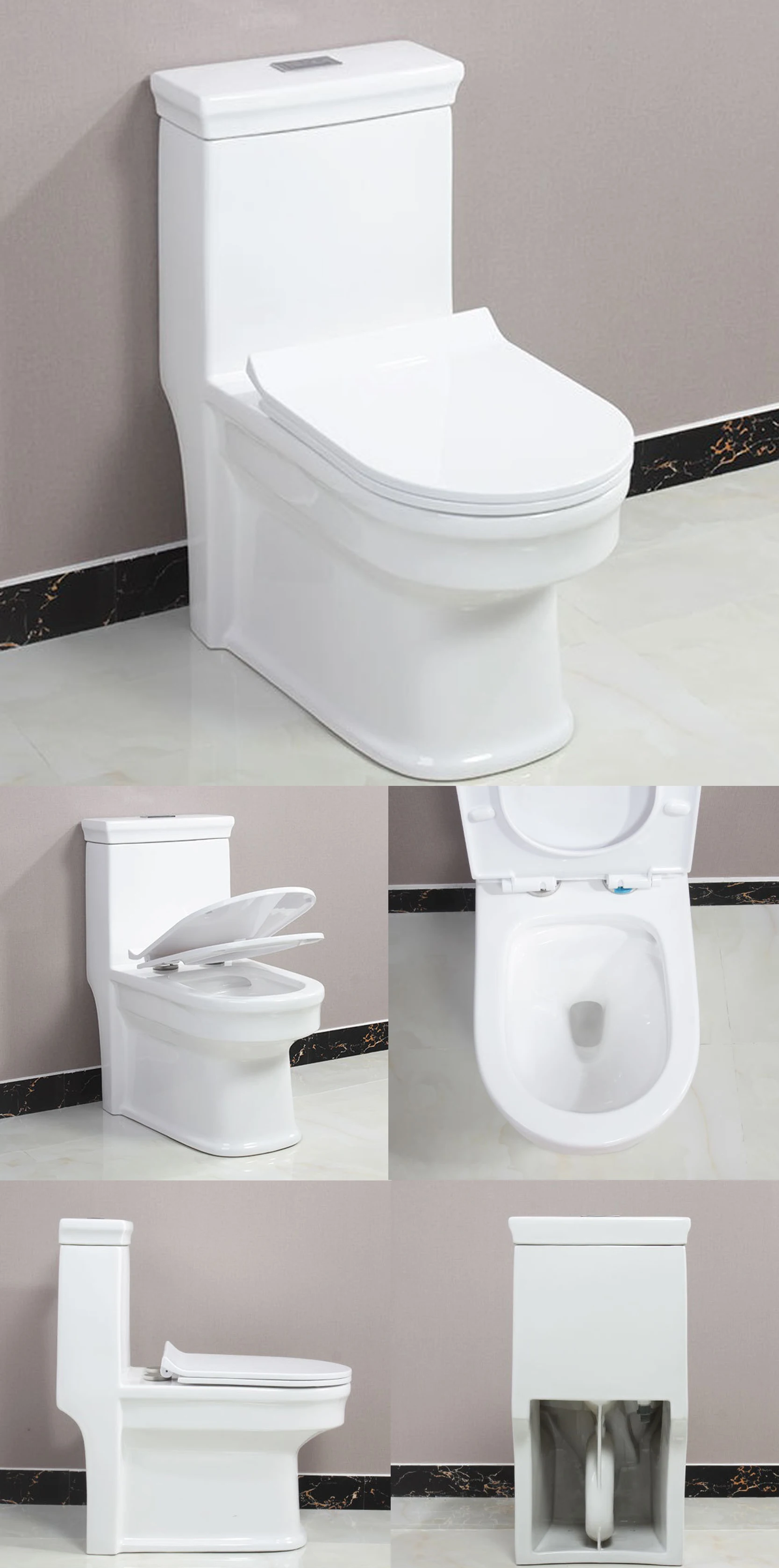 JOININ Asia hot sell Bathroom Ceramic chaozhou Tornado one piece Toilet  JY1309