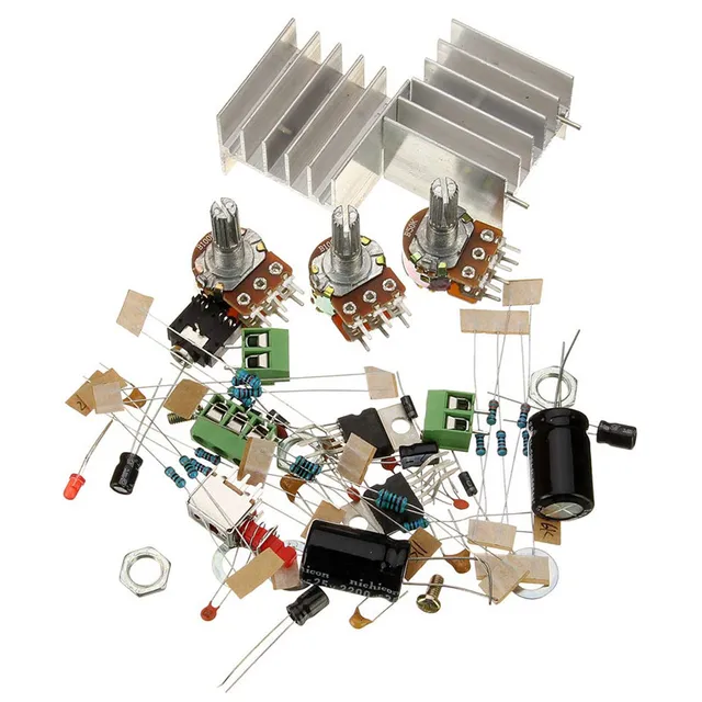 15W TDA2030A hifi Stereo Amplifier AMP Board Kit DIY AC 12V Two 2.0-Channel 15W