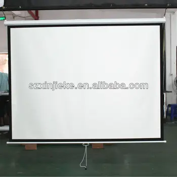 Low Price Manual Wall Or Ceiling Mounted Projector Screen Buy Projector Screen Wall Or Ceiling Mounted Projector Screen Projector Screen Product On