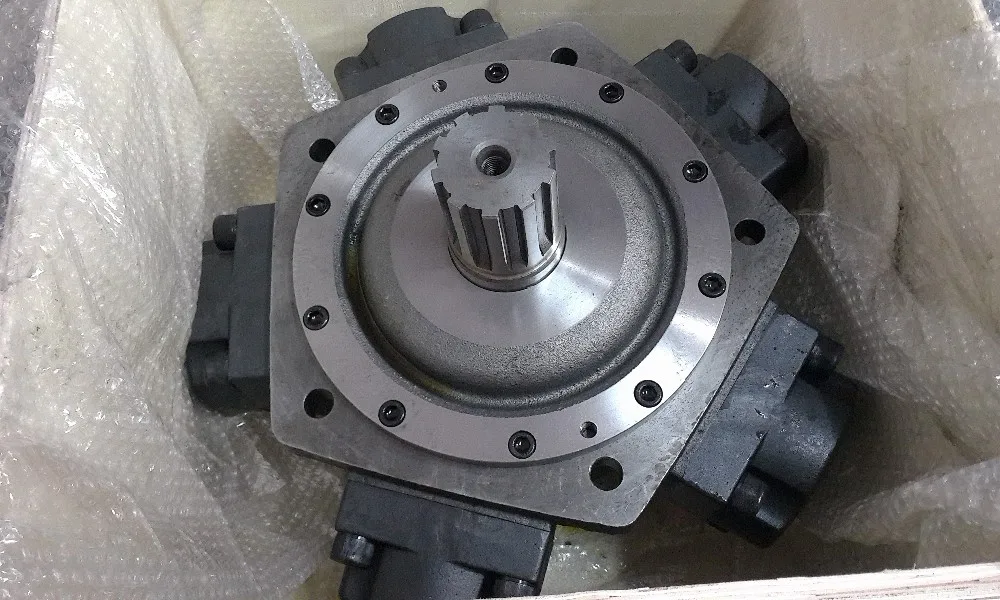 Two Speed Radial Piston Hydraulic Motor Replace Staffa Kawasaki Hydraulic Motor Hmc325 Q310